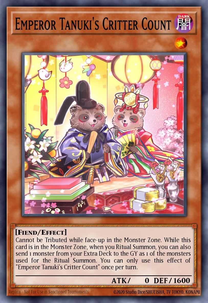 Emperor Tanukis Critter Count Ultra Rare MP24-EN156 25th Anniversary Tin Dueling Mirrors Yugioh card