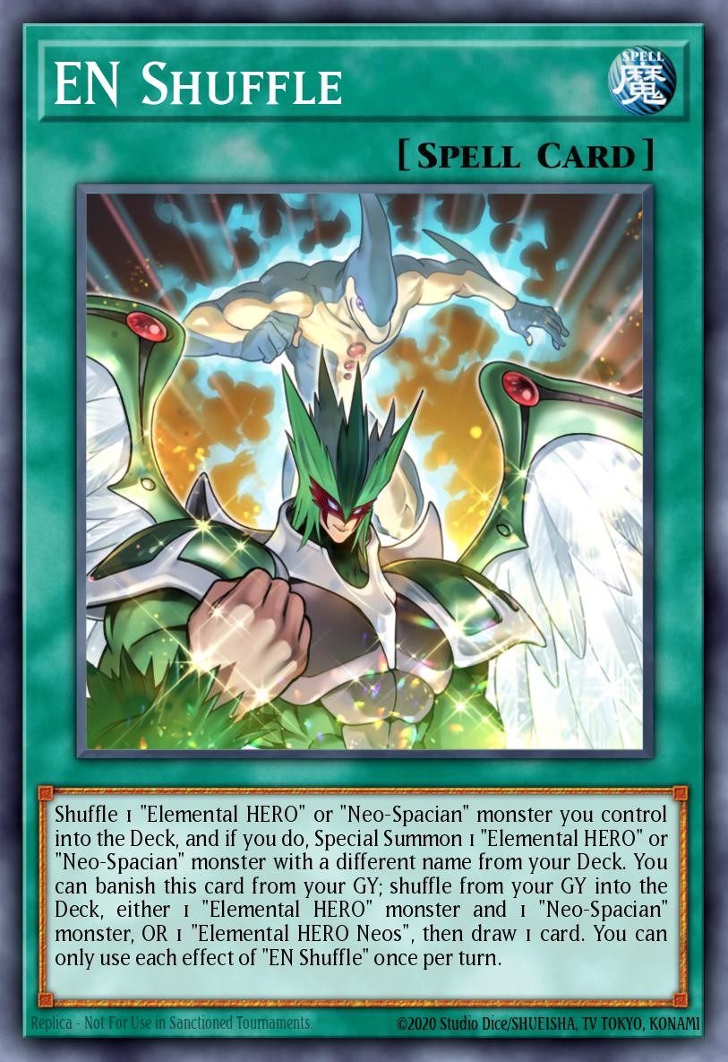 EN Shuffle Secret Rare BLCR-EN008 Battles of Legend Crystal Revenge Yugioh card