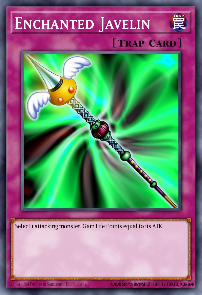 Enchanted Javelin Common DB1-EN077 Dark Beginning 1 Yugioh card