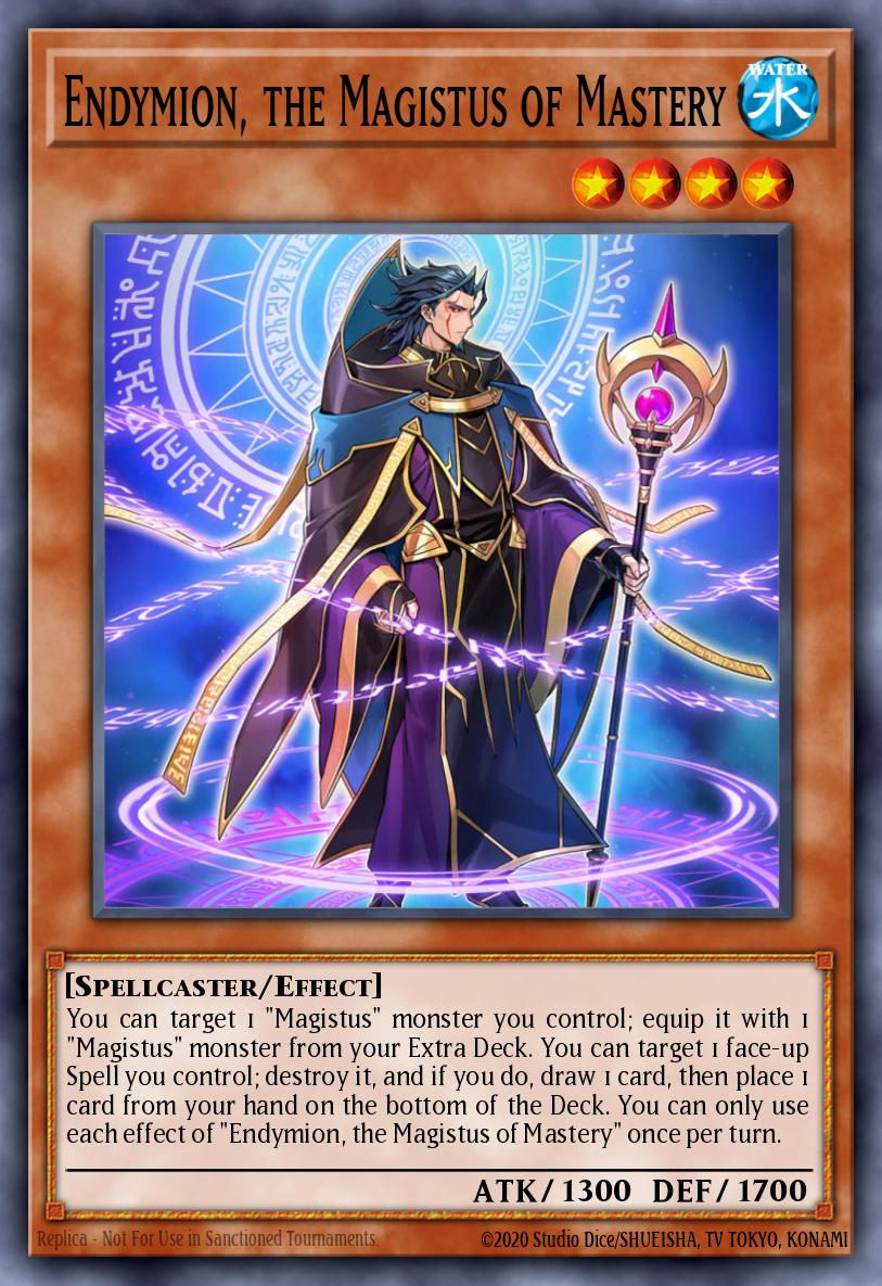 Endymion the Magistus of Mastery Rare GEIM-EN004 Genesis Impact Yugioh card