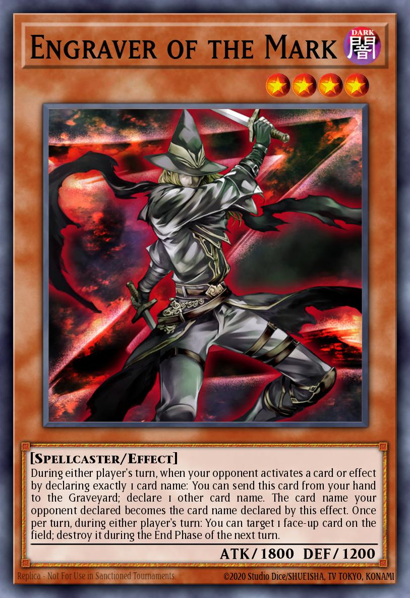 Engraver of the Mark Common MP16-EN208 2016 Mega-Tin Mega Pack Yugioh card