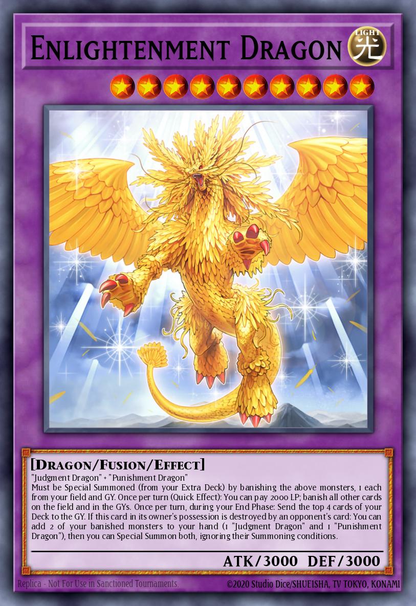 Enlightenment Dragon Ultra Rare MP25-EN189 2025 Mega-Pack Tin Yugioh card