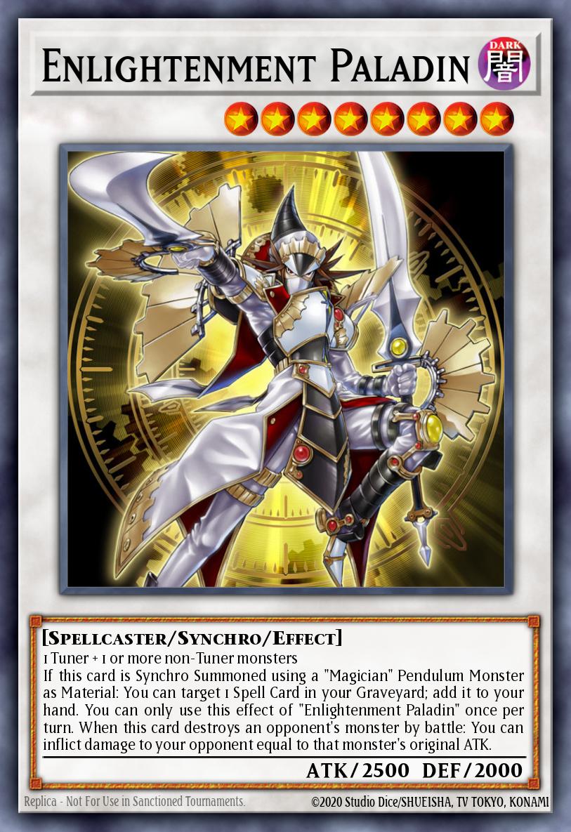 Enlightenment Paladin Quarter Century Secret Rare TN23-EN010 25th Anniversary Tin Dueling Heroes Yugioh card