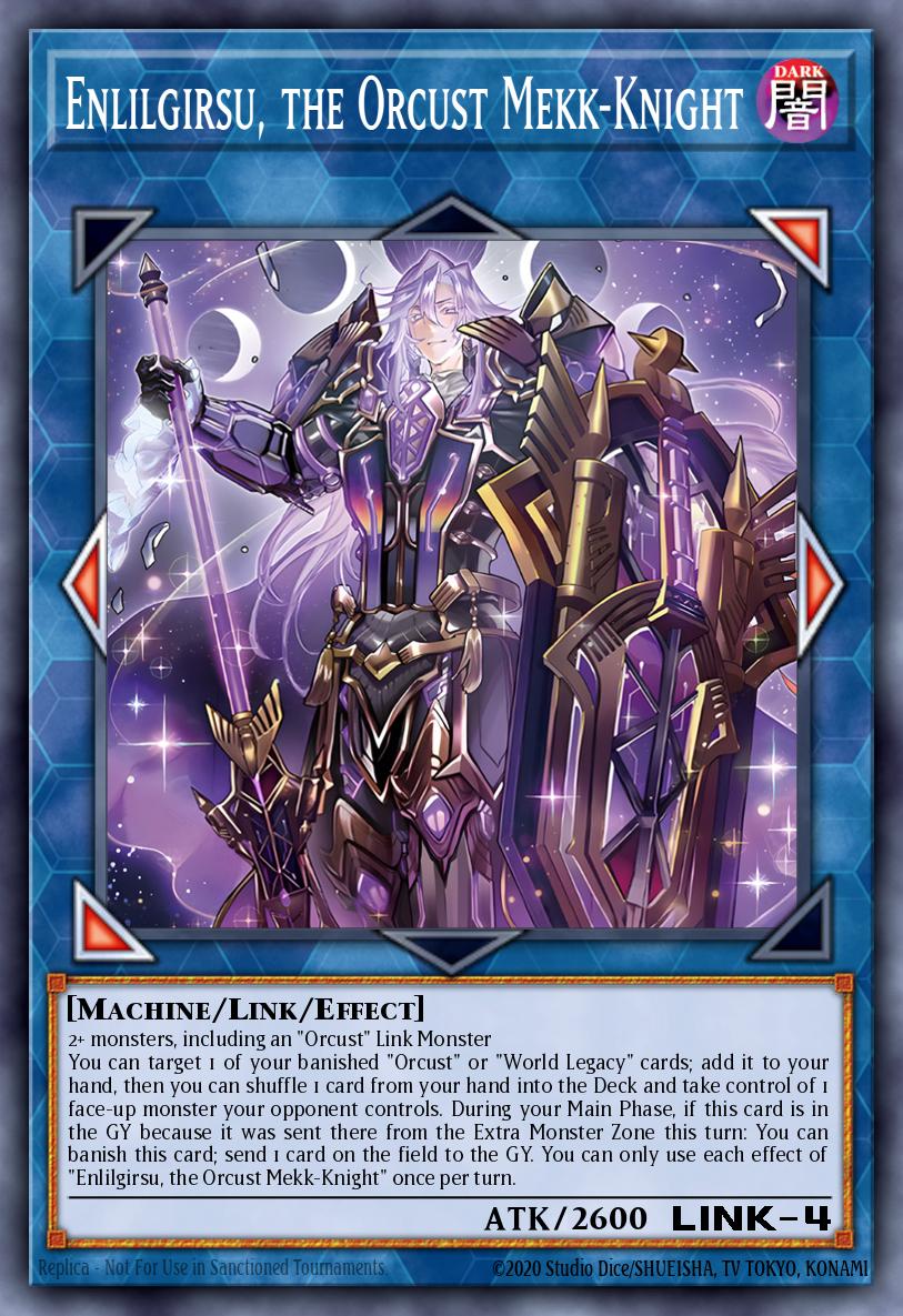 Enlilgirsu the Orcust Mekk-Knight Starlight Rare BLMM-EN053 Battles of Legend Monster Mayhem Yugioh card