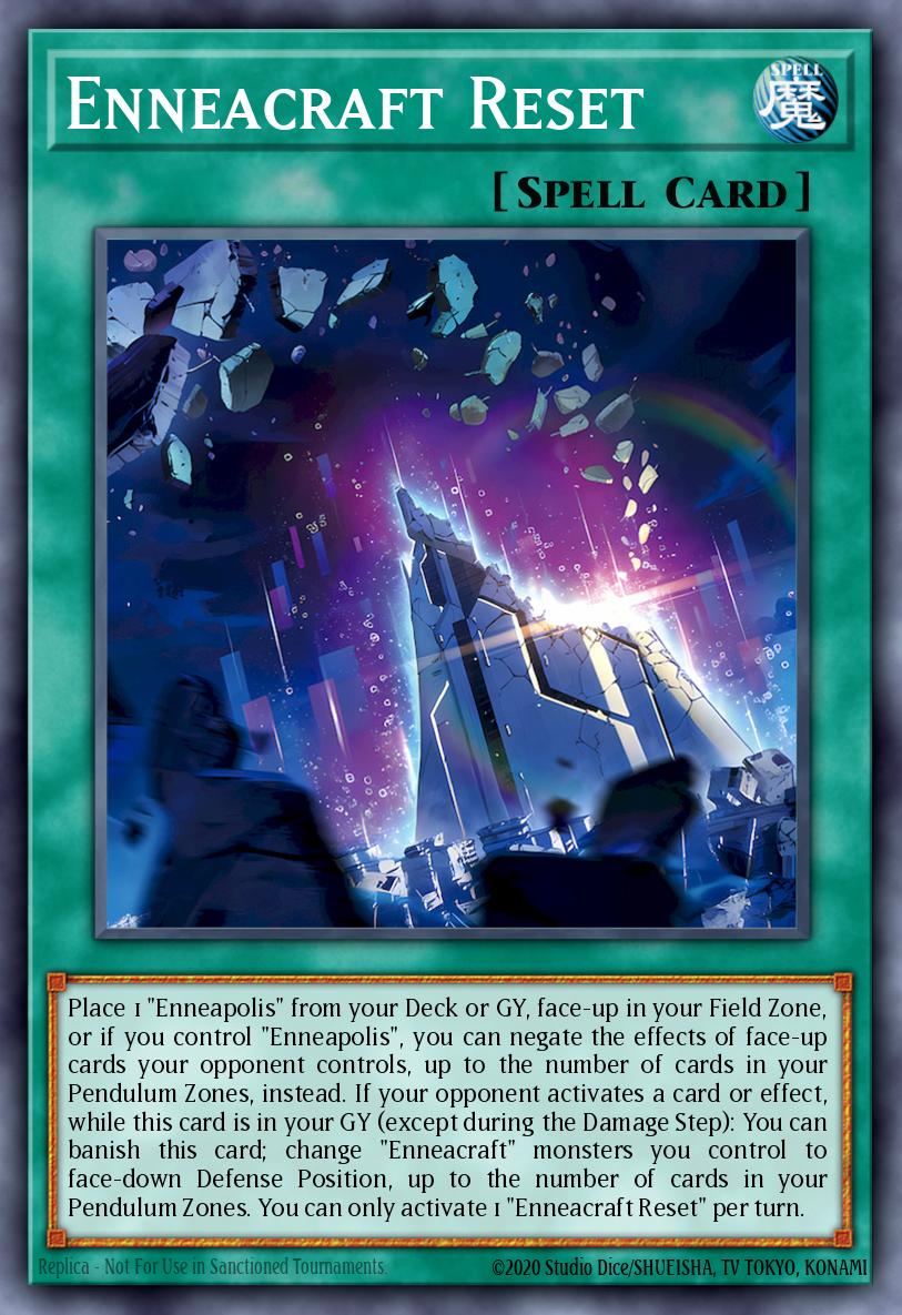 Enneacraft Reset Common BLZD-EN065 Blazing Dominion Yugioh card