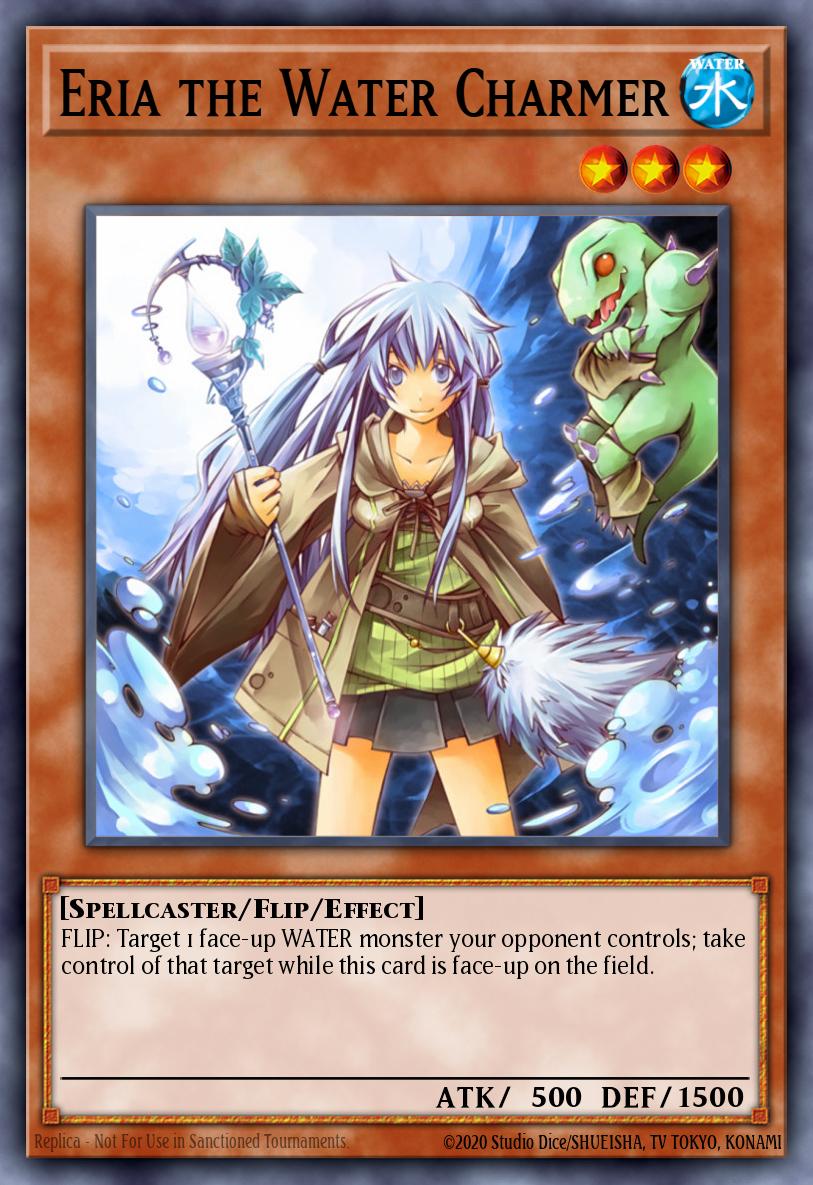 Eria the Water Charmer New artwork CH02-EN001 THE CHRONICLES DECK: Spirit Charmers (All-Foil Edition) Yugioh card