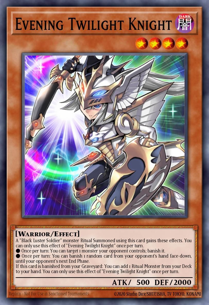 Evening Twilight Knight Super Rare MP16-EN124 2016 Mega-Tin Mega Pack Yugioh card