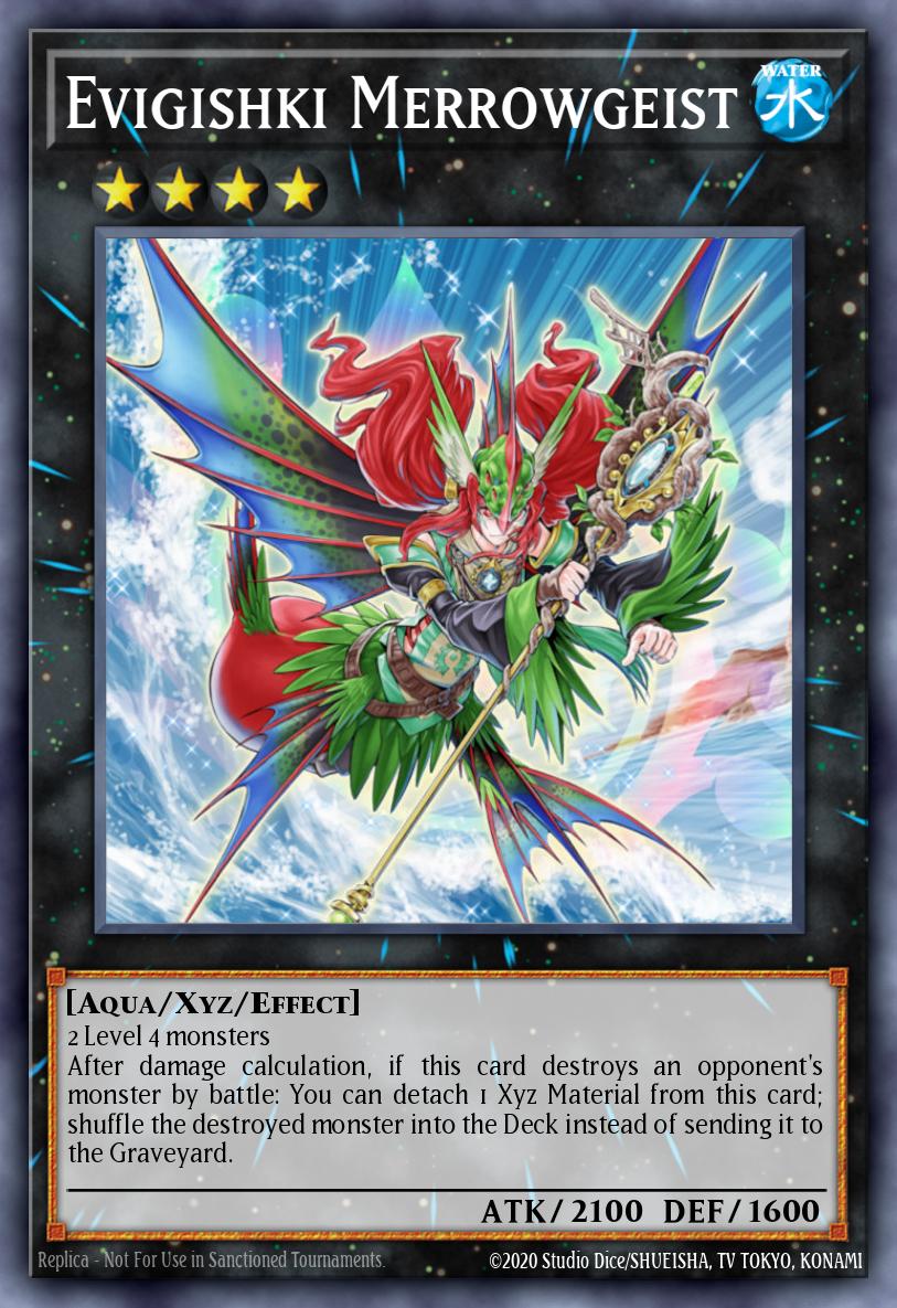 Evigishki Merrowgeist Shatterfoil Rare BP03-EN121 Battle Pack 3 Monster League Yugioh card