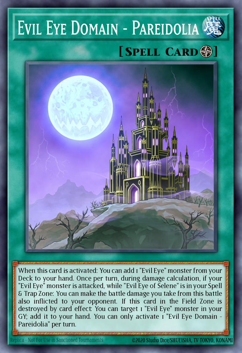 Evil Eye Domain - Pareidolia Ultra Rare MP20-EN238 2020 Tin of Lost Memories Mega Pack Yugioh card