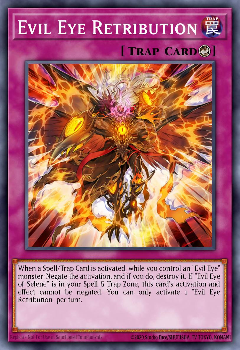 Evil Eye Retribution Super Rare MP20-EN244 2020 Tin of Lost Memories Mega Pack Yugioh card