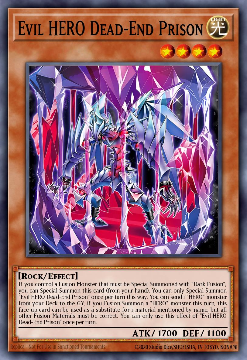 Evil HERO Dead-End Prison Quarter Century Secret Rare SUDA-EN002 Supreme Darkness Yugioh card