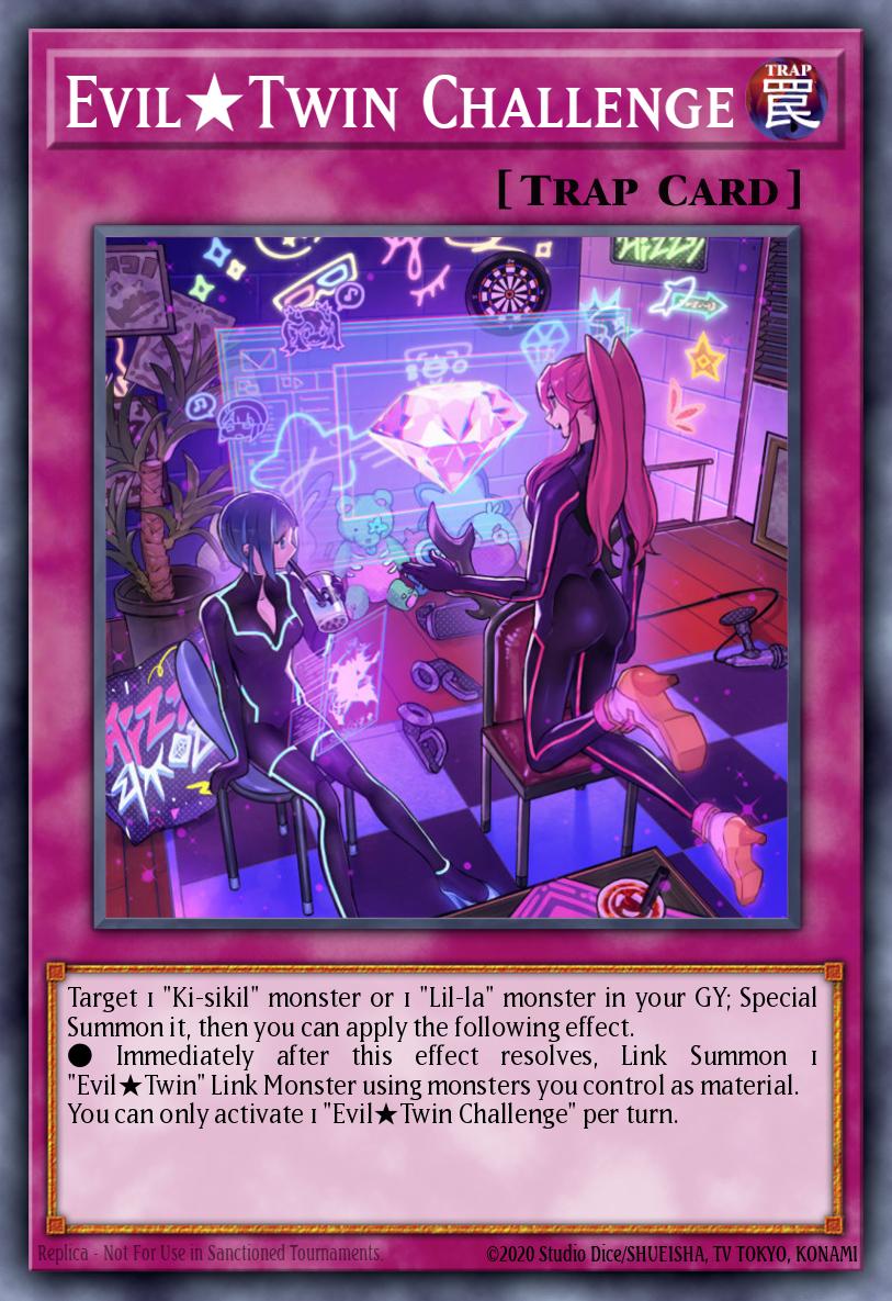 Evil★Twin Challenge Rare GEIM-EN021 Genesis Impact Yugioh card