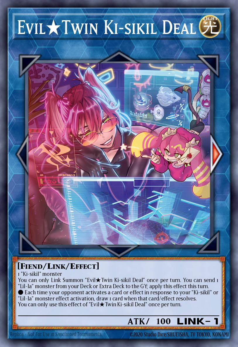 Evil★Twin Ki-sikil Deal Super Rare ALIN-EN052 Alliance Insight Yugioh card