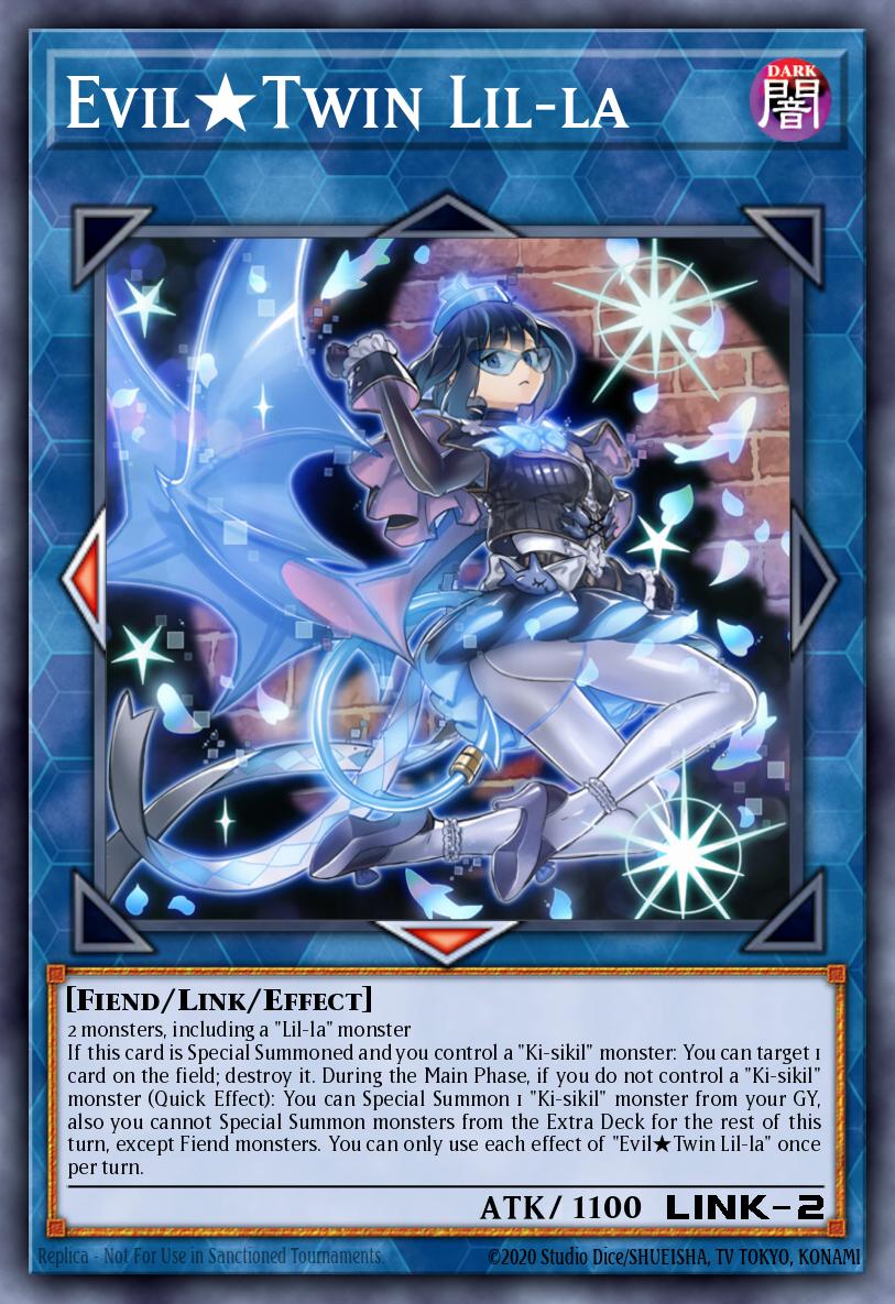 Evil★Twin Lil-la Secret Rare BLCR-EN097 Battles of Legend Crystal Revenge Yugioh card