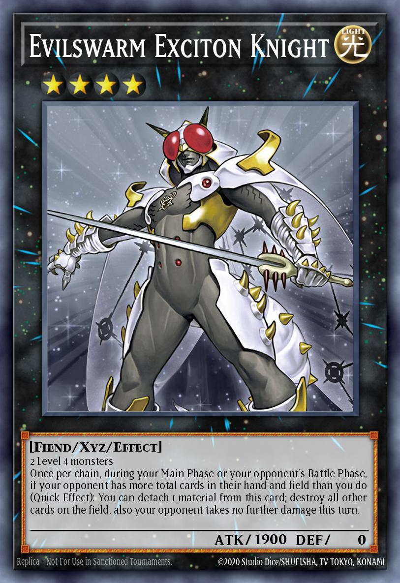 Evilswarm Exciton Knight Common L26D-ENM22 Legendary Modern Decks 2026 Yugioh card