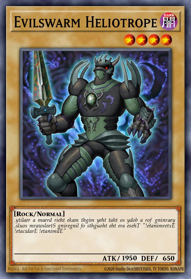 Evilswarm Heliotrope Duel Terminal Normal Parallel Rare DT07-EN024 Duel Terminal 7a Yugioh card