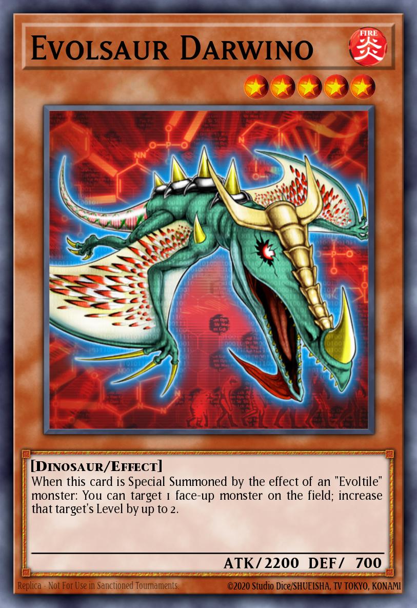 Evolsaur Darwino Common GAOV-EN027 Galactic Overlord Yugioh card