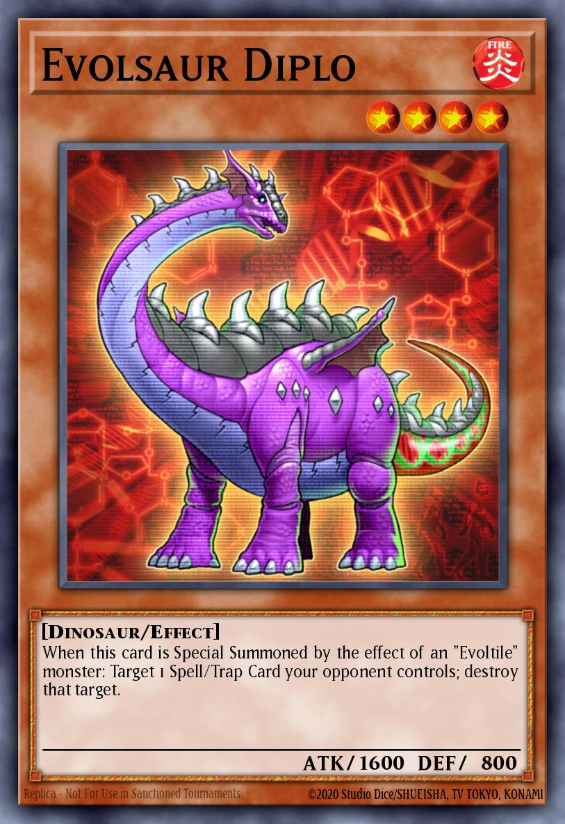 Evolsaur Diplo Rare PHSW-EN021 Photon Shockwave Yugioh card