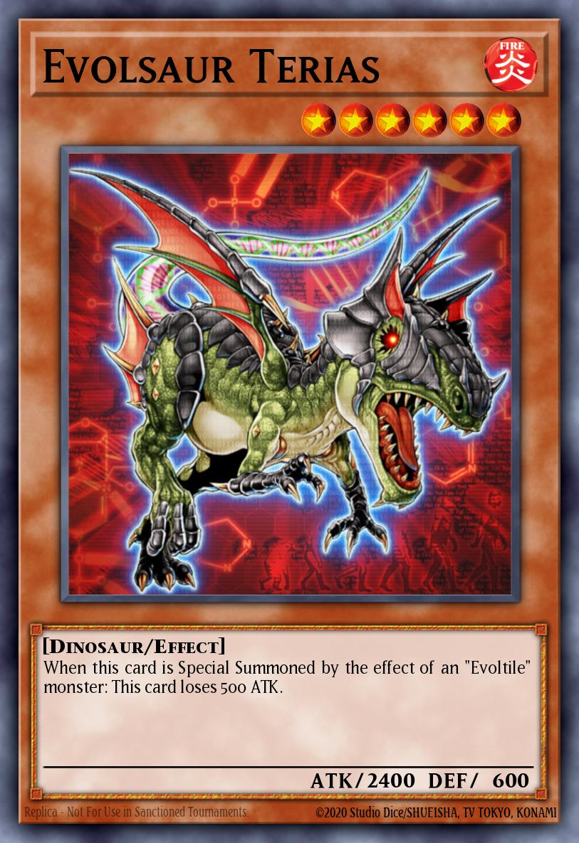 Evolsaur Terias Common ORCS-EN028 Order of Chaos Yugioh card