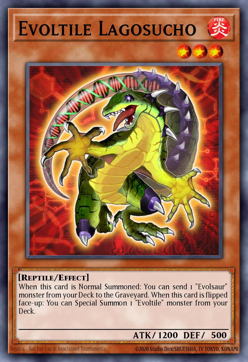 Evoltile Lagosucho Common GAOV-EN026 Galactic Overlord Yugioh card