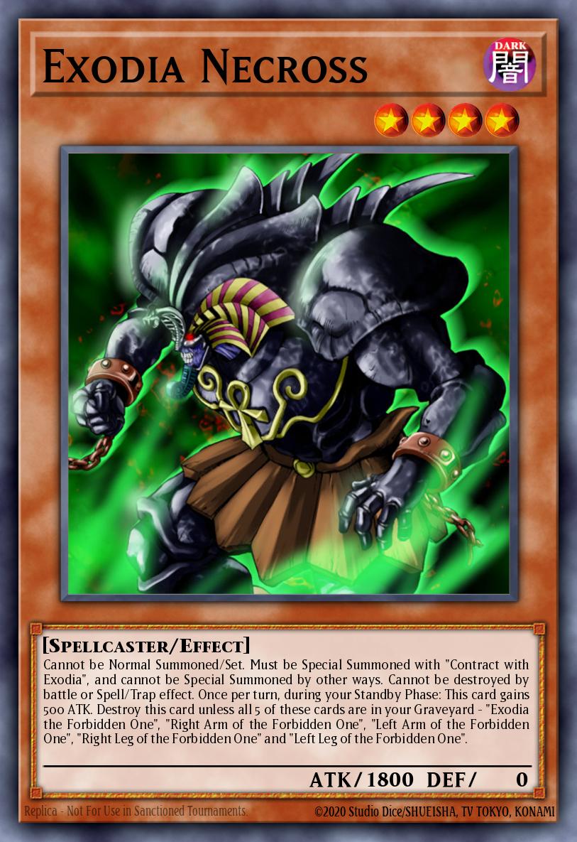 Exodia Necross Ultra Rare DCR-020 Dark Crisis Yugioh card