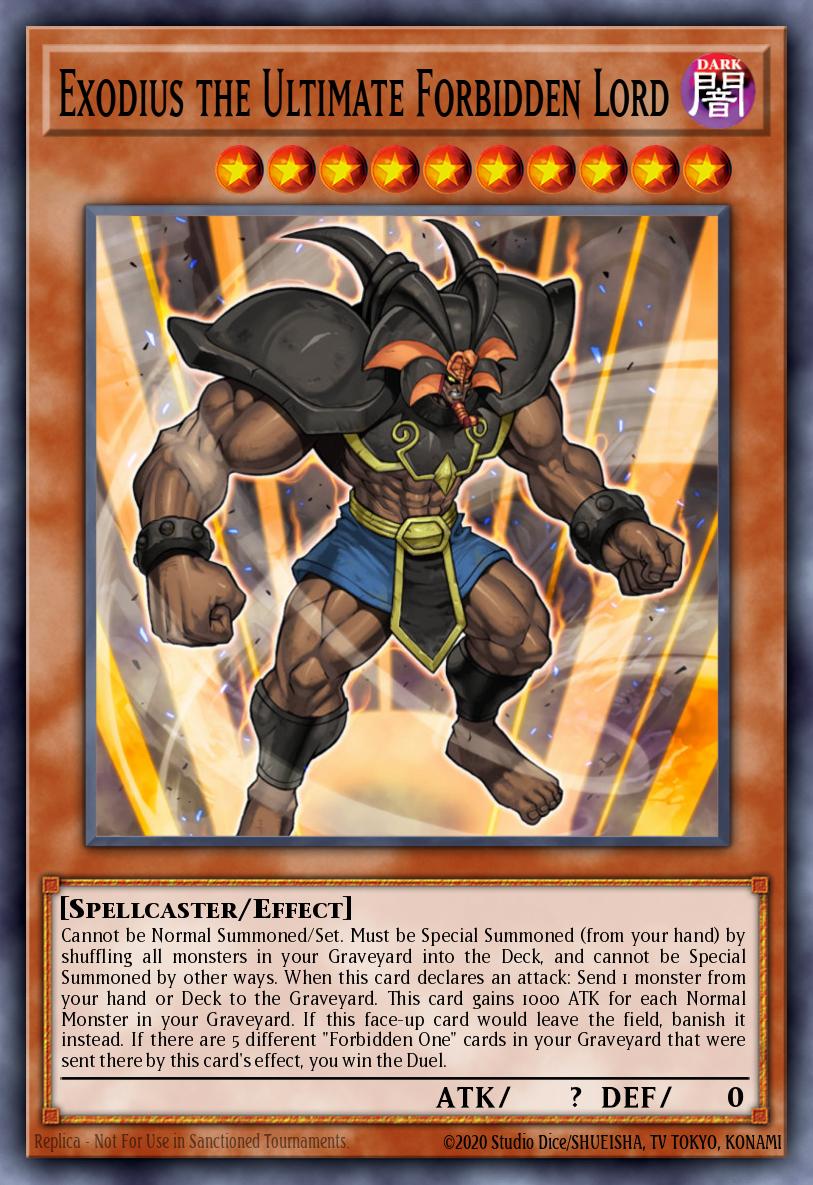 Exodius the Ultimate Forbidden Lord Common BP02-EN063 Battle Pack 2 War of the Giants Yugioh card
