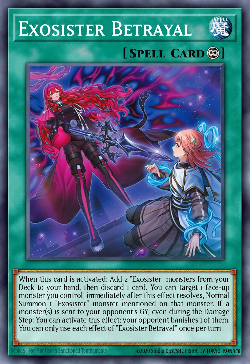 Exosister Betrayal Super Rare BPRO-EN066 Burst Protocol Yugioh card