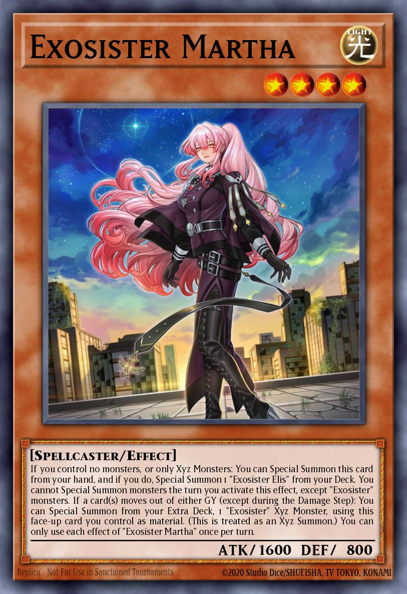 Exosister Martha Ultra Rare BLGG-EN079 Battles of Legend: Glorious Gallery Yugioh card