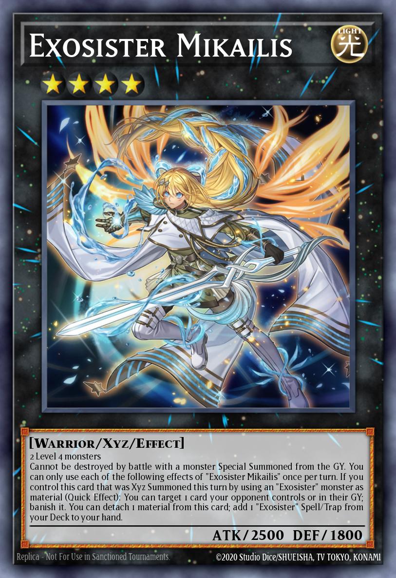 Exosister Mikailis Prismatic Secret Rare MP23-EN256 25th Anniversary Tin Dueling Heroes Mega Pack Yugioh card