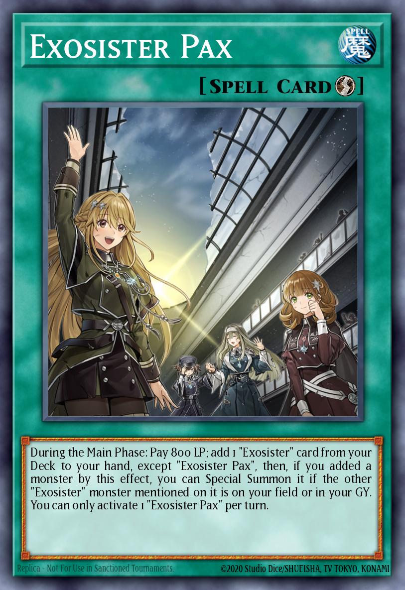 Exosister Pax Collector's Rare RA02-EN066 25th Anniversary Rarity Collection II Yugioh card