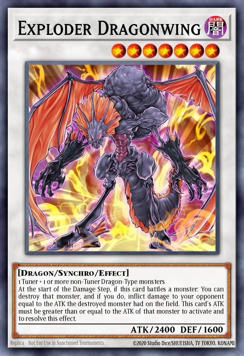 Exploder Dragonwing Rare LC5D-EN070 Legendary Collection 5Ds Mega Pack Yugioh card