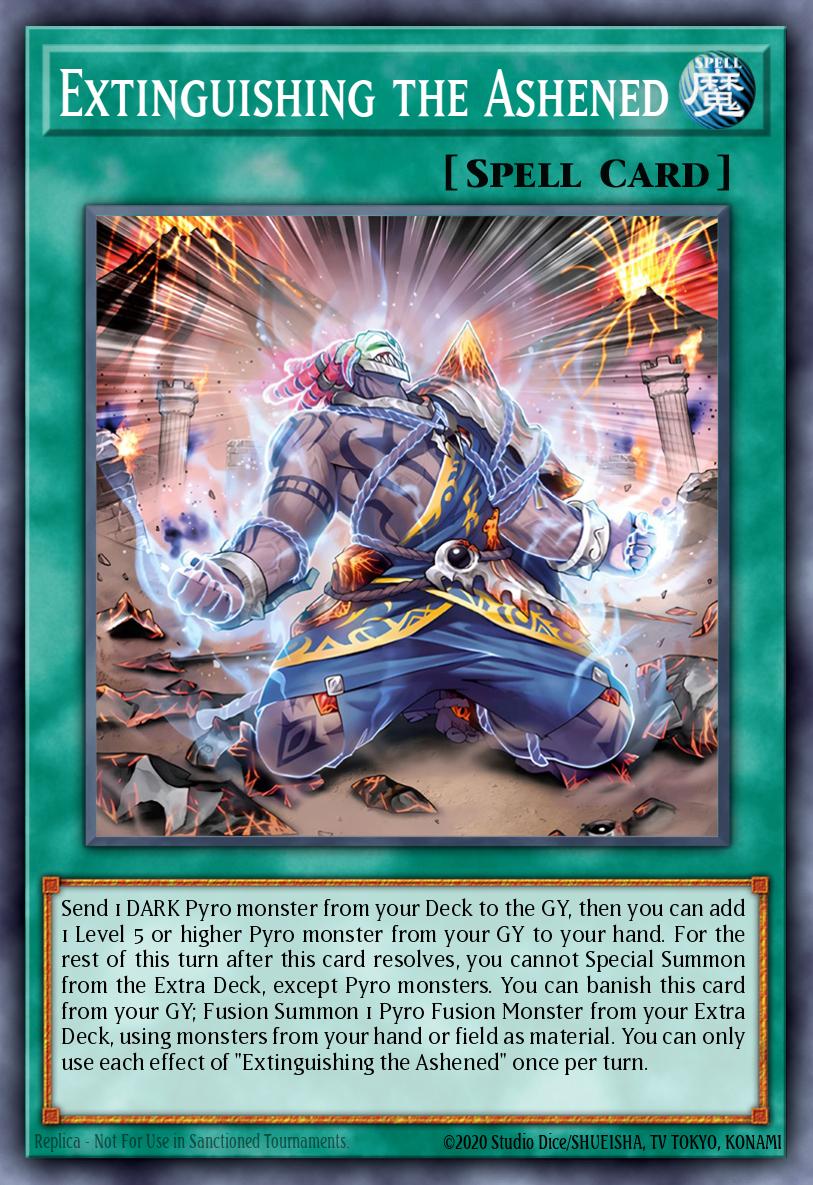 Extinguishing the Ashened Common MP25-EN375 2025 Mega-Pack Tin Yugioh card
