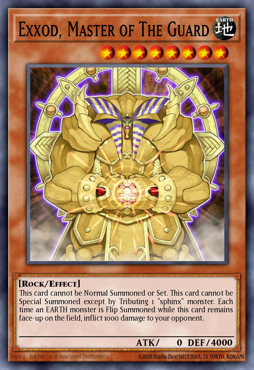 Exxod Master of The Guard Ultra Rare SD7-EN001 Structure Deck Invincible Fortress Yugioh card