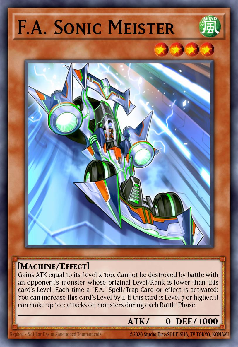 FA Sonic Meister Common MP18-EN091 2018 Mega-Tin Mega Pack Yugioh card