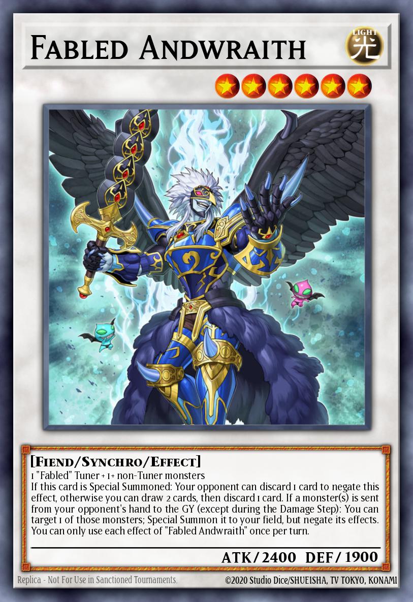 Fabled Andwraith Common MP22-EN024 2022 Tin of the Pharaohs Gods Yugioh card