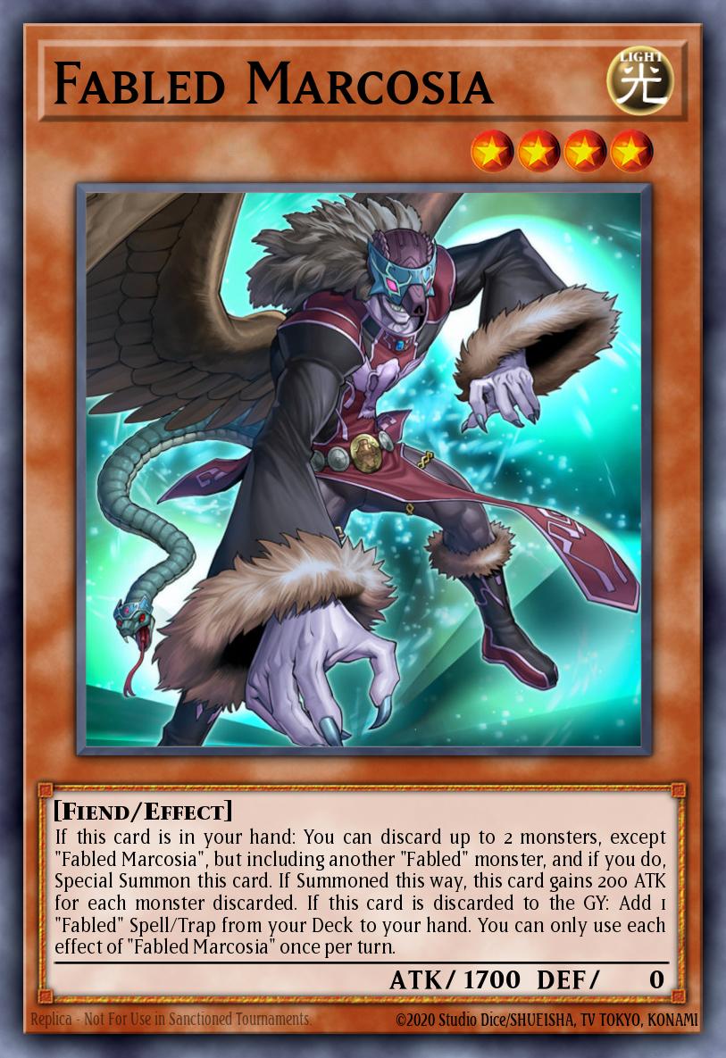Fabled Marcosia Common MP22-EN009 2022 Tin of the Pharaohs Gods Yugioh card