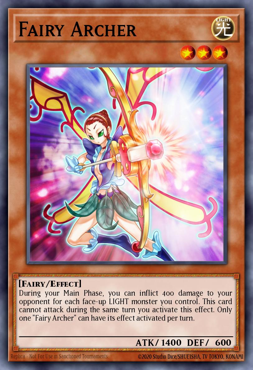 Fairy Archer Common TSHD-EN020 The Shining Darkness Yugioh card