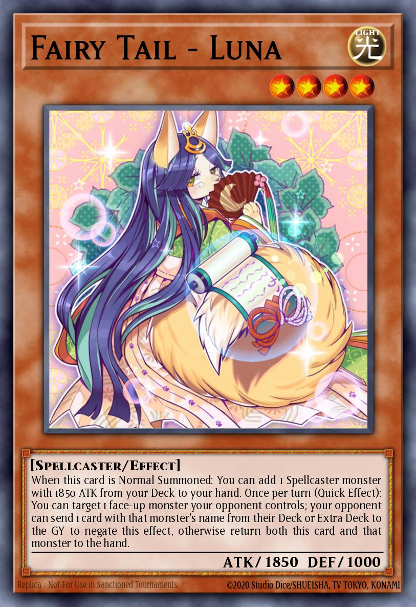 Fairy Tail - Luna Ultra Rare CH02-EN026 THE CHRONICLES DECK: Spirit Charmers (All-Foil Edition) Yugioh card