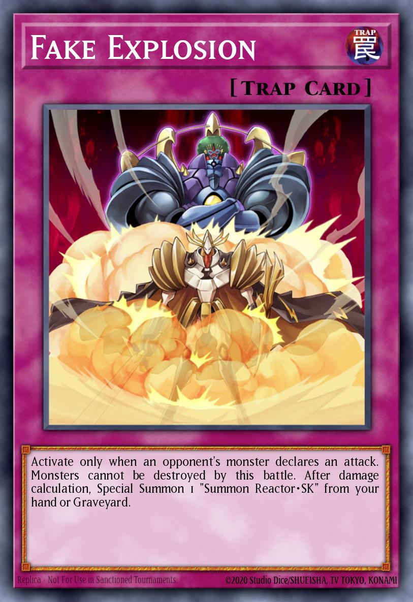 Fake Explosion Common CRMS-EN071 Crimson Crisis Yugioh card