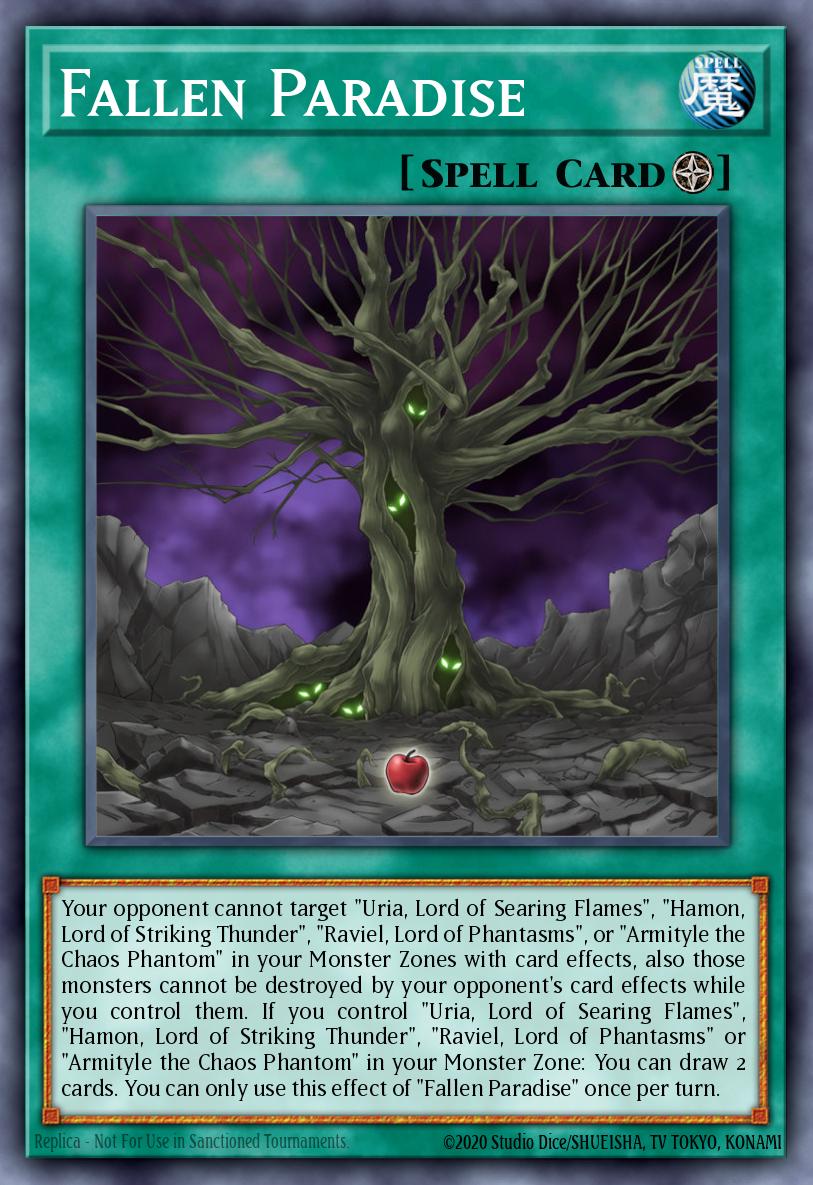 Fallen Paradise Ultra Rare DUSA-EN031 Duelist Saga Yugioh card