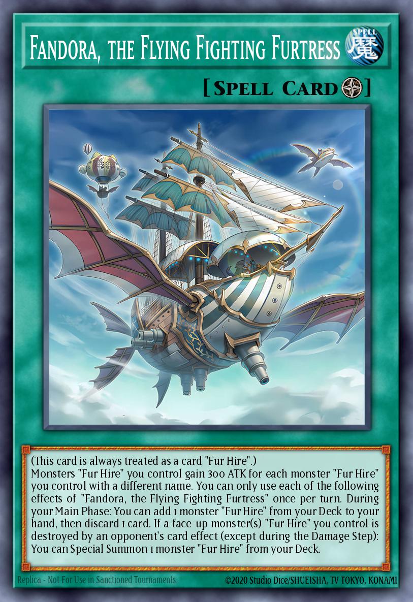 Fandora, the Flying Fighting Furtress Common BPRO-EN061 Burst Protocol Yugioh card