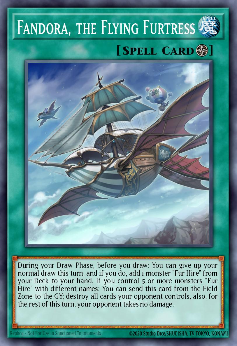 Fandora the Flying Furtress Common MP19-EN254 2019 Gold Sarcophagus Tin Mega Pack Yugioh card