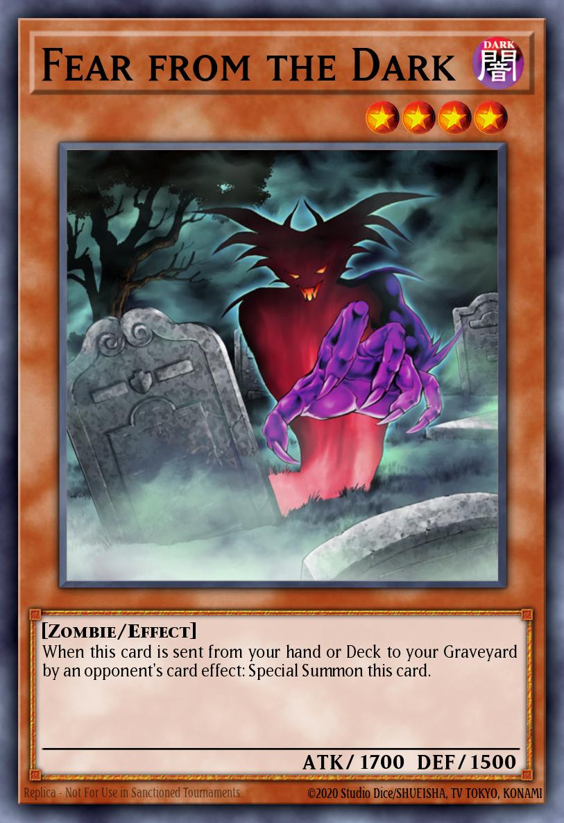 Fear from the Dark Rare DCR-025 Dark Crisis Yugioh card