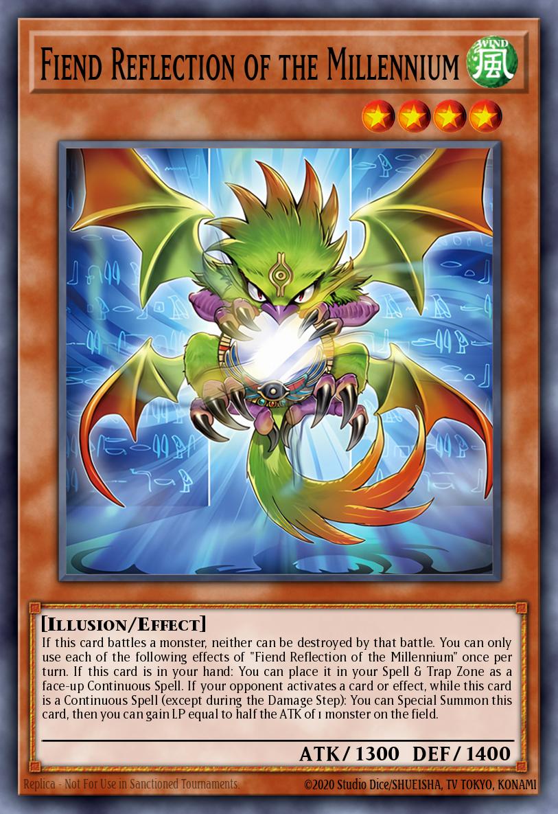 Fiend Reflection of the Millennium Ultra Rare MP25-EN210 2025 Mega-Pack Tin Yugioh card