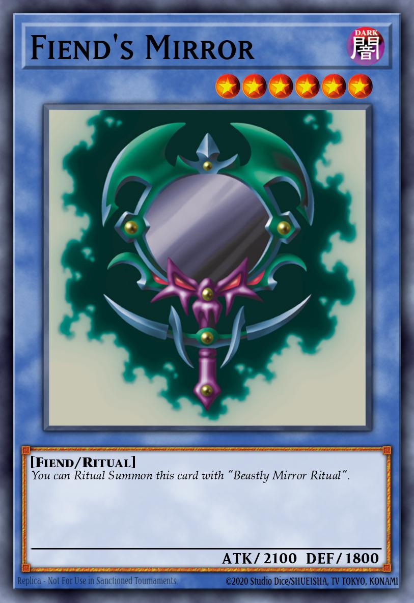 Fiends Mirror Super Rare PRC1-EN003 Premium Collection Tin Yugioh card