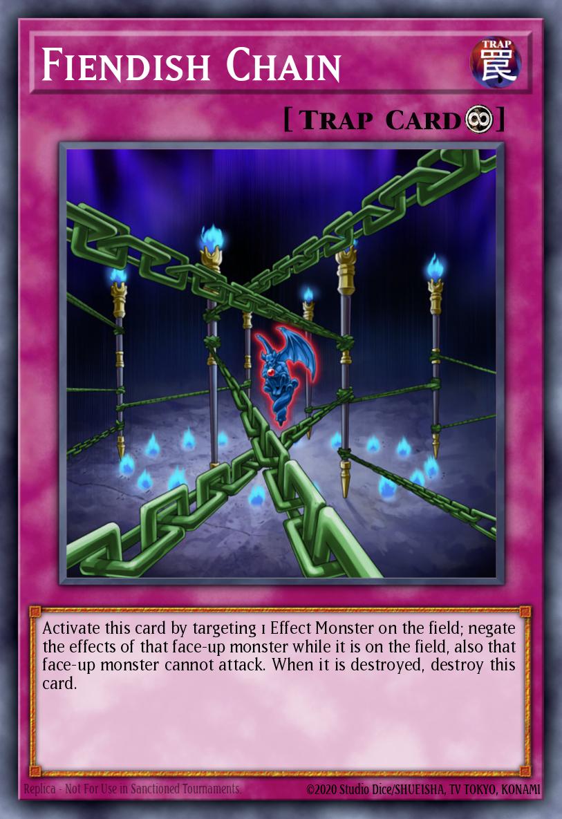 Fiendish Chain Super Rare ABPF-EN064 Absolute Powerforce Yugioh card
