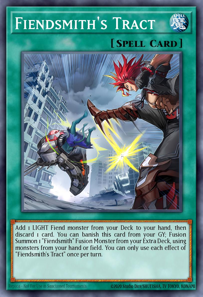 Fiendsmiths Tract Prismatic Secret Rare MP25-EN093 2025 Mega-Pack Tin Yugioh card