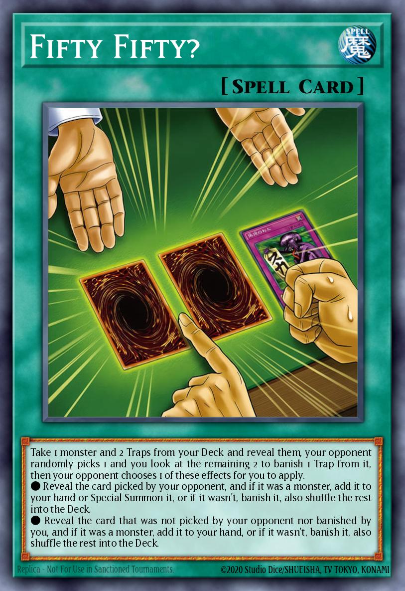 Fifty Fifty? Common BLZD-EN070 Blazing Dominion Yugioh card