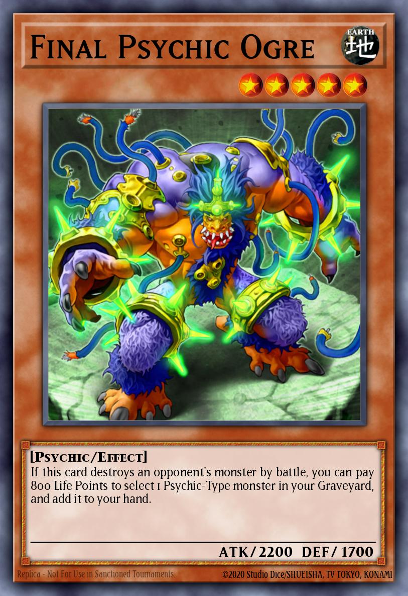 Final Psychic Ogre Short Print DREV-EN037 Duelist Revolution Yugioh card