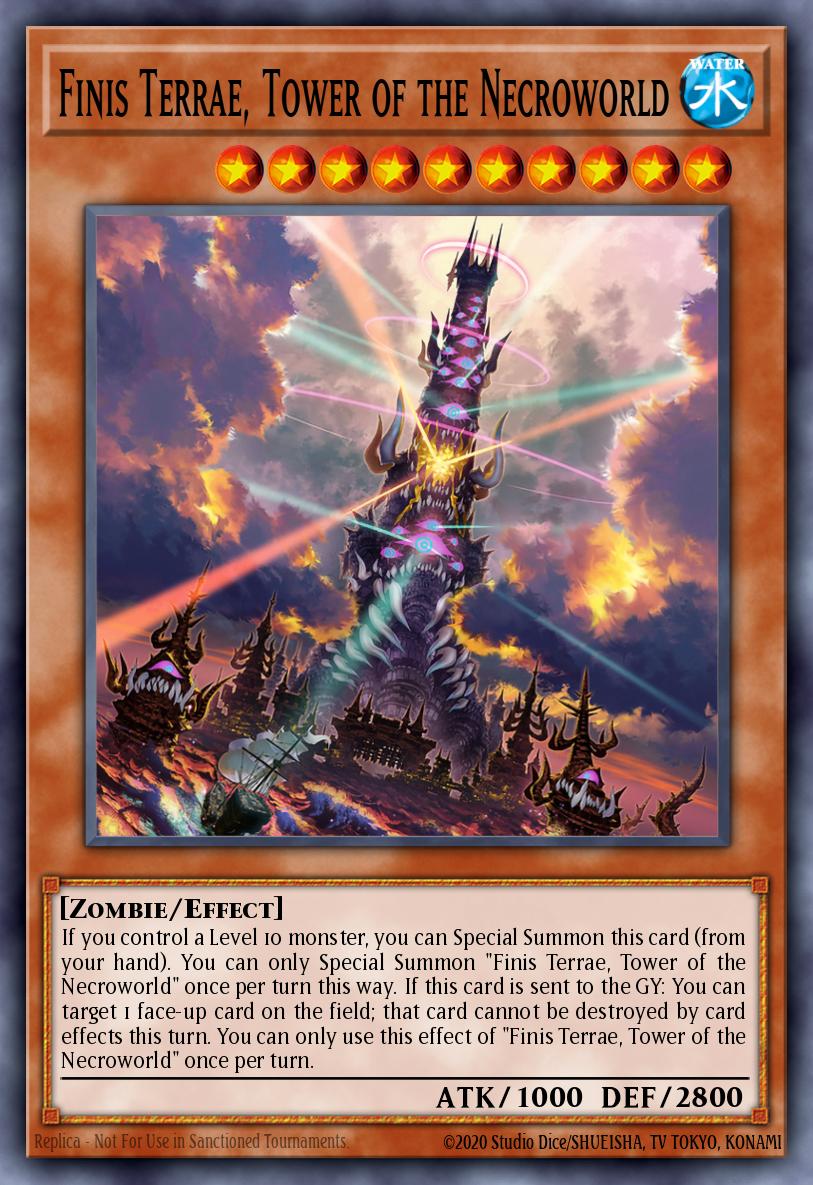 Finis Terrae Tower of the Necroworld Common DUNE-EN082 Duelist Nexus Yugioh card
